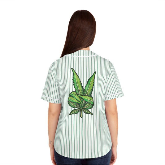 Peace Women's Baseball Jersey - Fandom-Made
