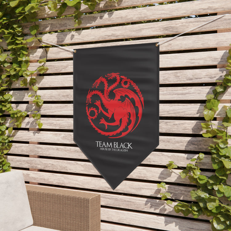 Team Black Pennant Banner - Fandom-Made