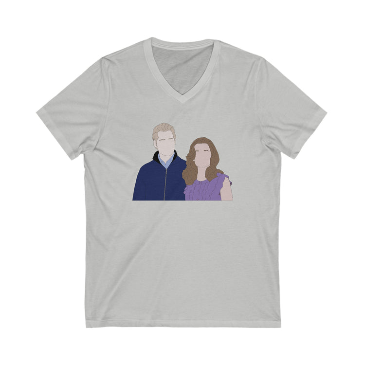 Dr. Cullen and Esme V-Neck Tee - Fandom-Made