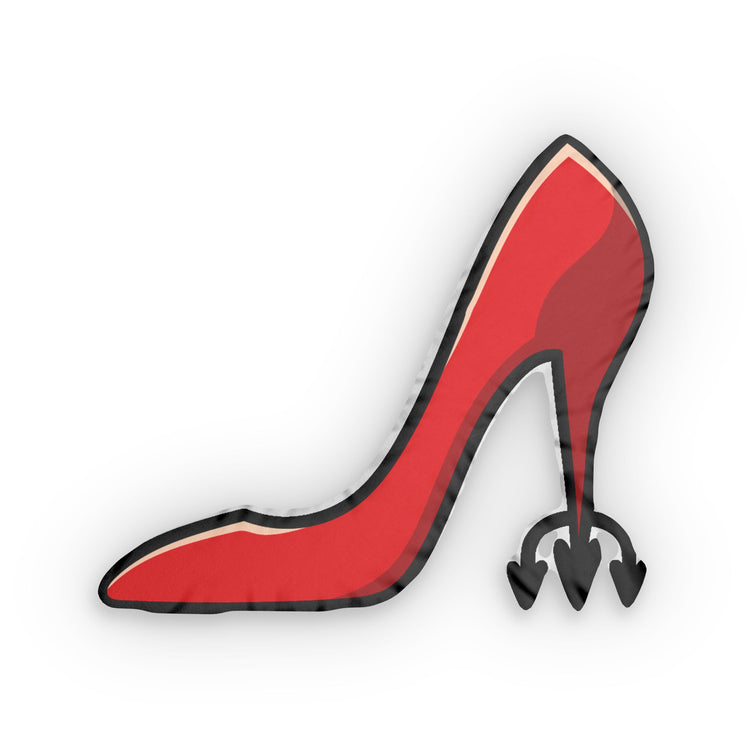 Devil Heel-Shaped Pillow - Fandom-Made