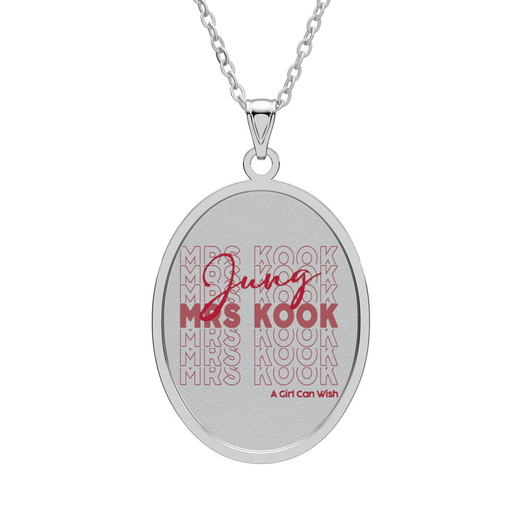 Mrs. Jung Kook Oval Pendant