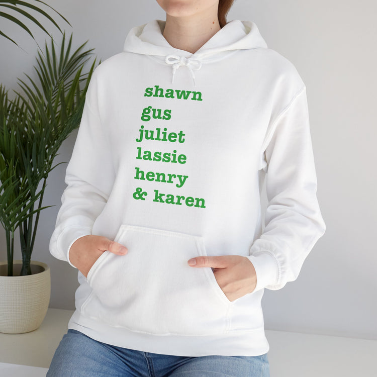 Psych Names Hoodie - Fandom-Made