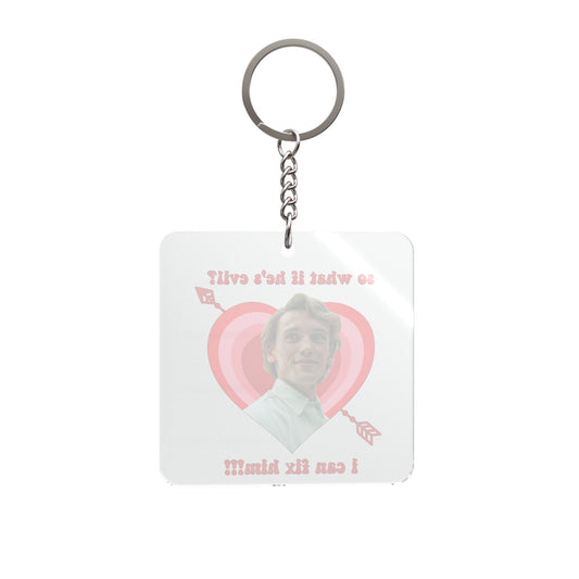 Evil Square Keychain - Fandom-Made