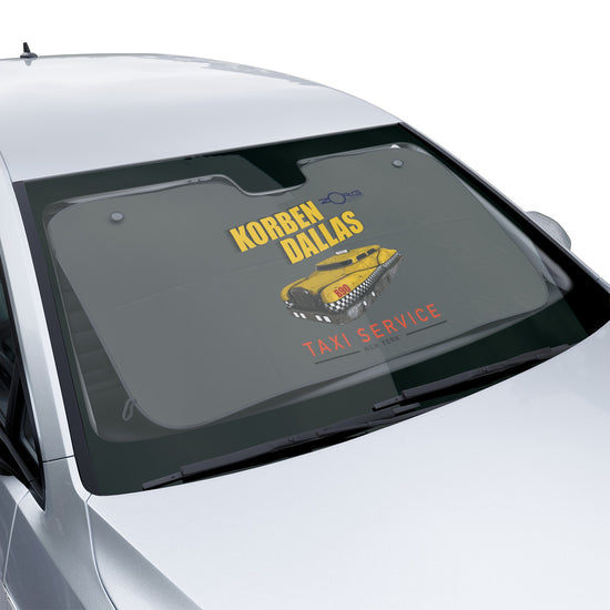 Korben Dallas Taxi Service Car Sun Shade - Fandom-Made