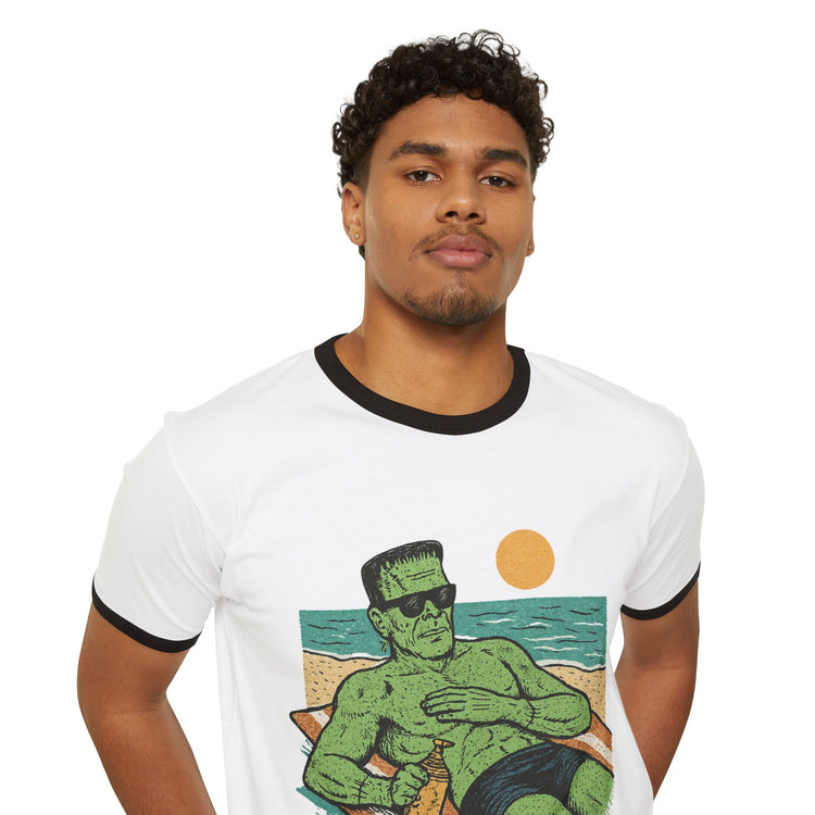 Frank N. Stein Ringer T-Shirt - Fandom-Made