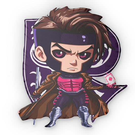 Gambit-Shaped Pillow - Fandom-Made