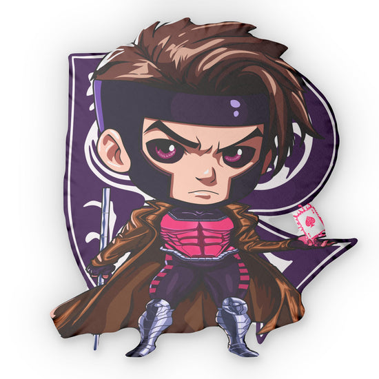 Gambit-Shaped Pillow - Fandom-Made
