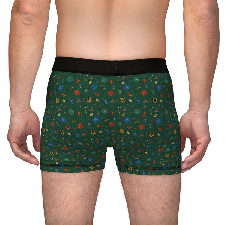 Hogwarts Slytherin House Men's Boxers - Fandom-Made