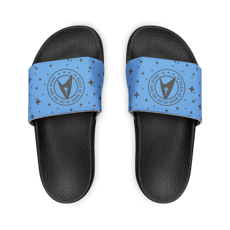 To Boldly Go Women's Slides - Fandom-Made