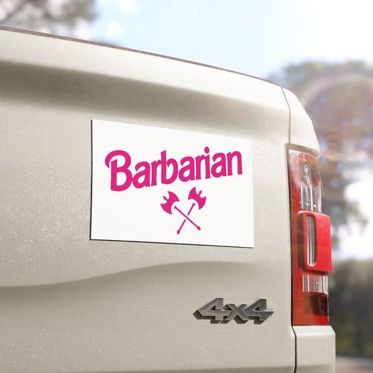 Barbarian Car Magnet - Fandom-Made