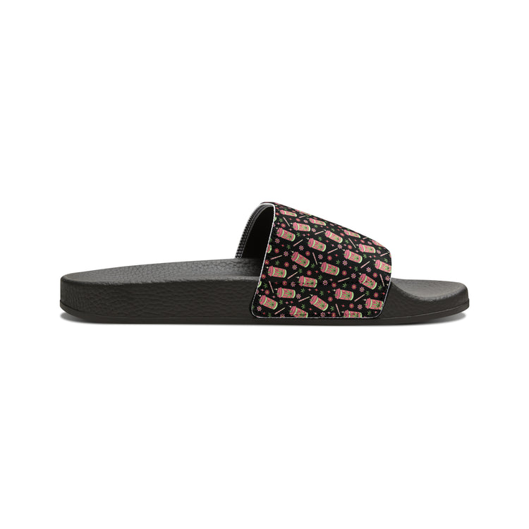Highly Caffeinated All Over Print Women's Slides - Fandom-Made