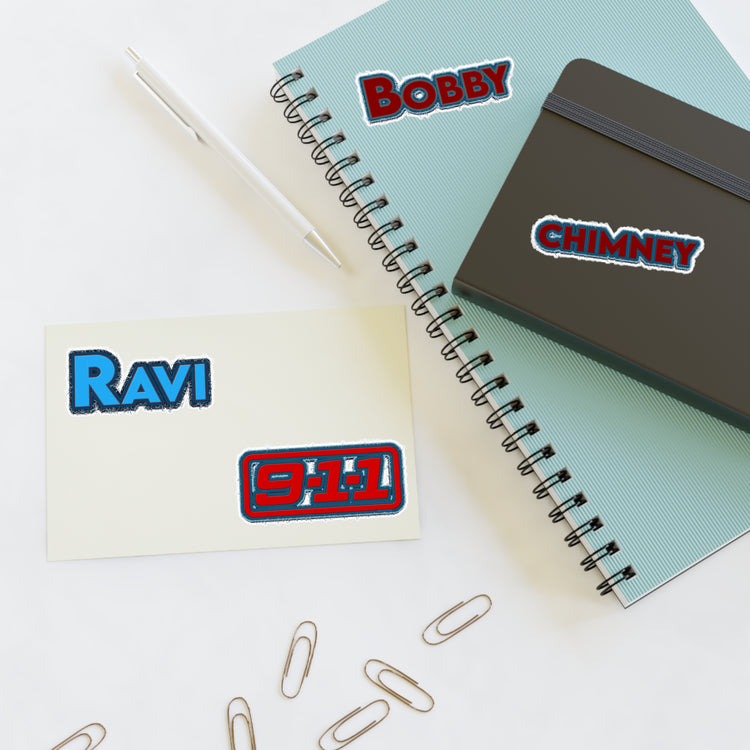 9-1-1 Names Set 2 Sticker Sheet - Fandom-Made