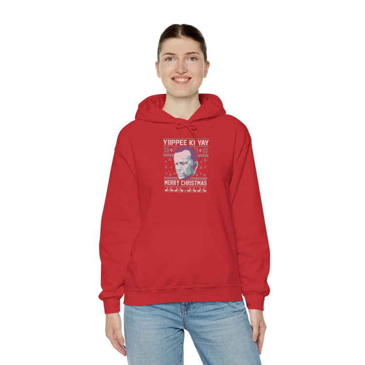 Yiipee Ki Yay Ugly Christmas Unisex Hoodie