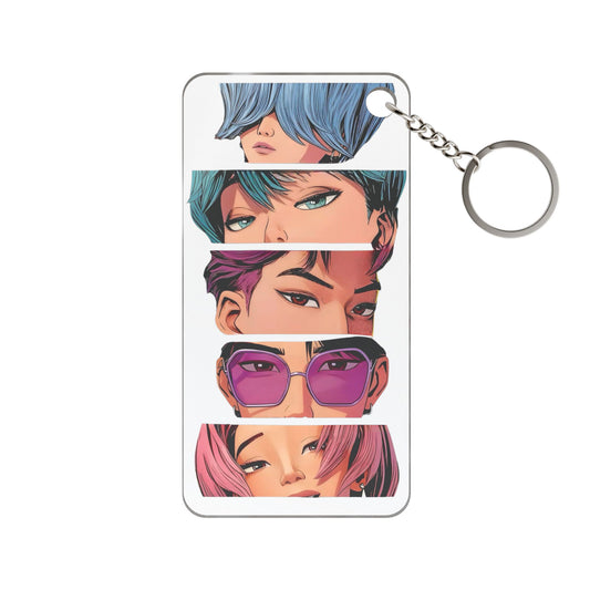Saja Eyes Keychain Charm - Fandom-Made