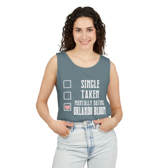 Mentally Dating Orlando Bloom Tank Top - Fandom-Made