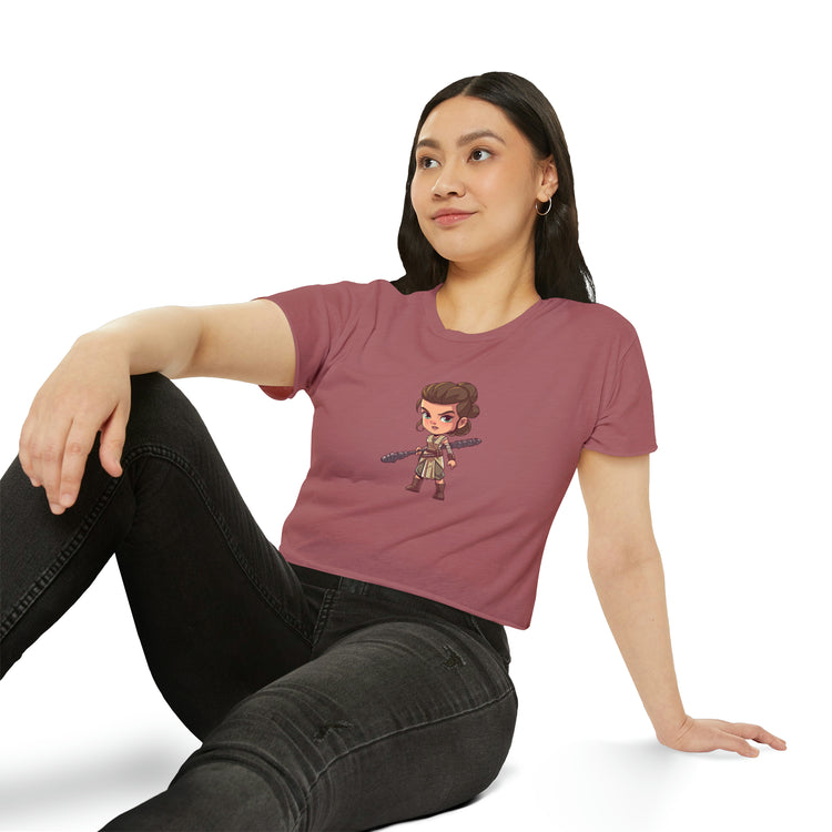 Rey Skywalker Women's Festival Crop Top - Fandom-Made