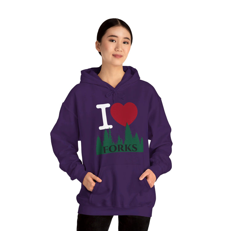 I Love Forks Hoodie - Fandom-Made
