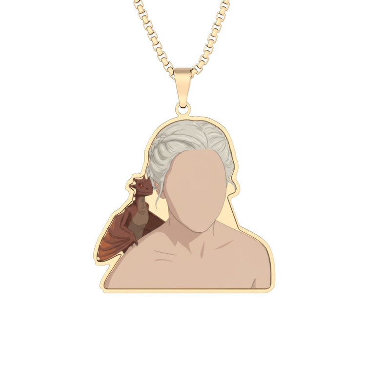 Dragon Mother Photo Pendant