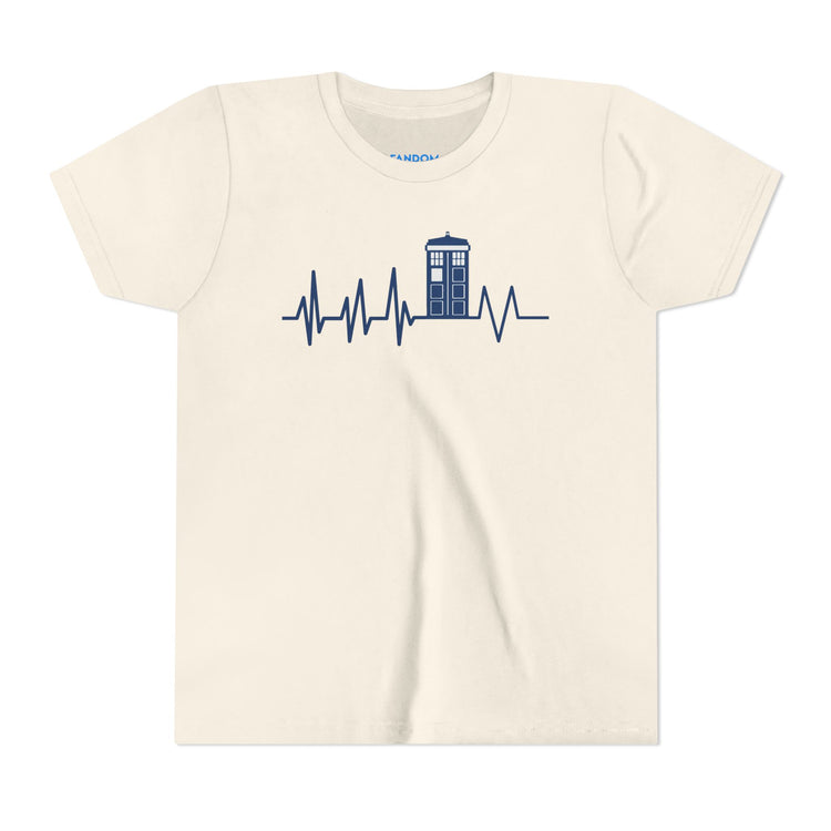 My Heart Beats For The Doctor Youth Tee - Fandom-Made