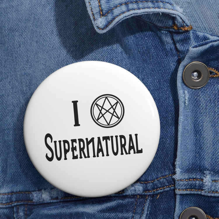 I Love Supernatural Men Of Letters Edition Pin - Fandom-Made