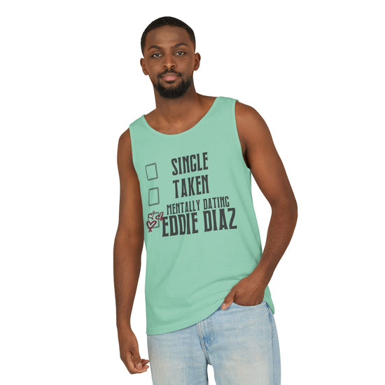 Mentally Dating Eddie Diaz Tank Top - Fandom-Made