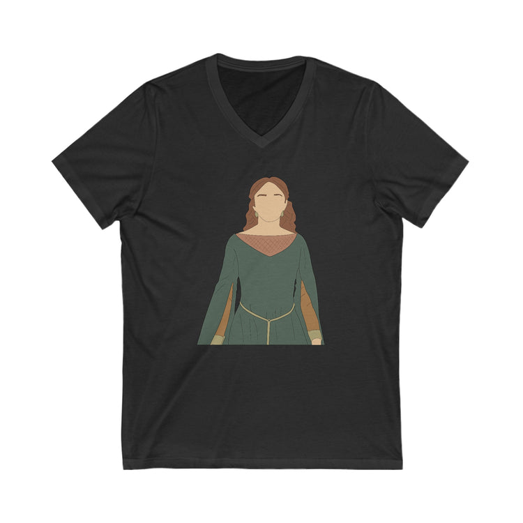 Queen Alicent V-Neck Tee - Fandom-Made