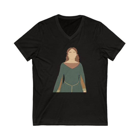 Queen Alicent V-Neck Tee - Fandom-Made