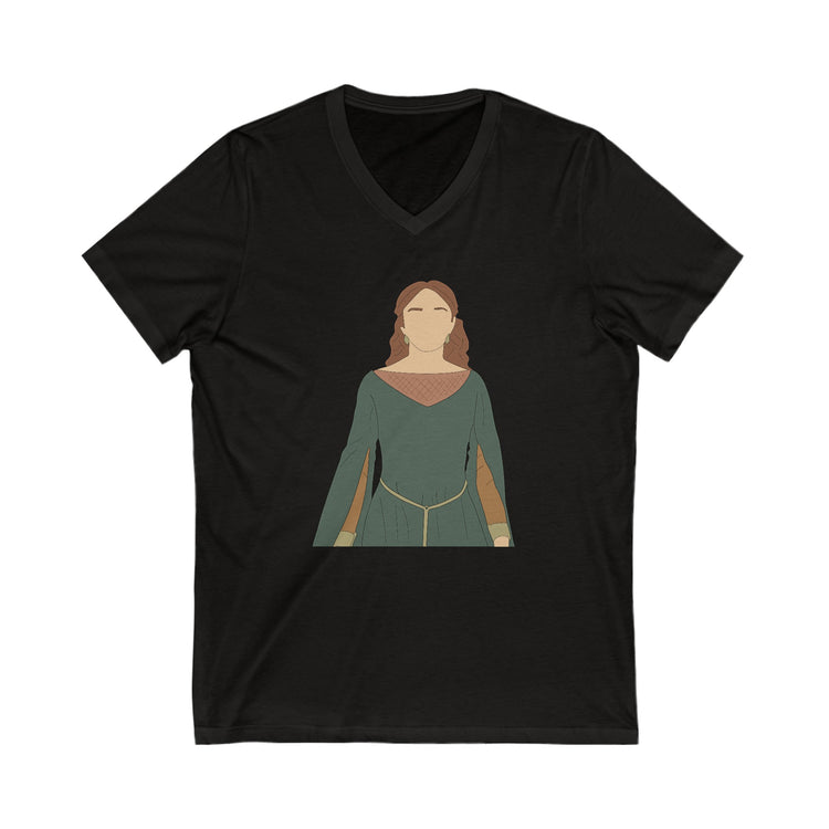 Queen Alicent V-Neck Tee - Fandom-Made