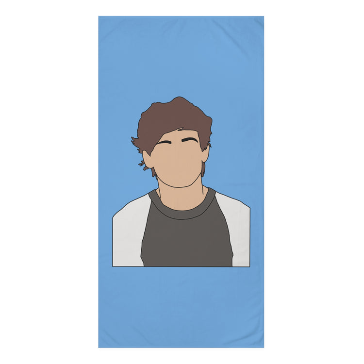 Louis Tomlinson Cotton Beach Towel - Fandom-Made