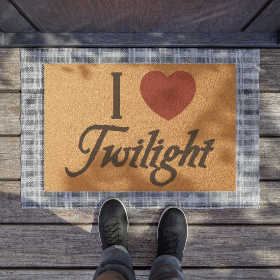 I Love Twilight Doormat - Fandom-Made