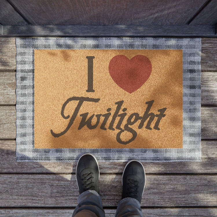 I Love Twilight Doormat - Fandom-Made