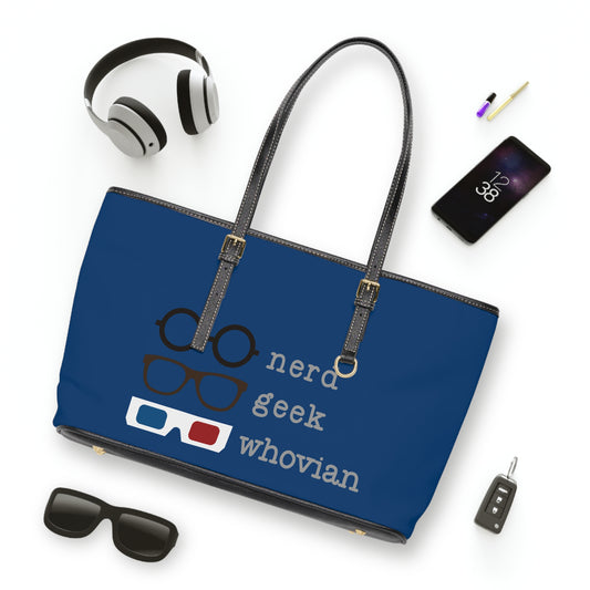 Whovian Leather Shoulder Bag - Fandom-Made