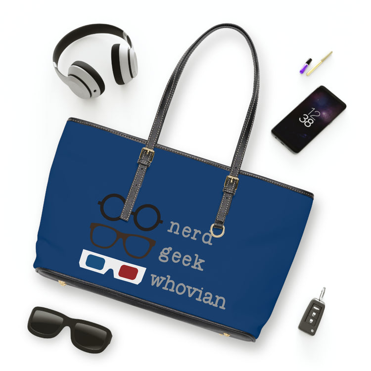 Whovian Leather Shoulder Bag - Fandom-Made
