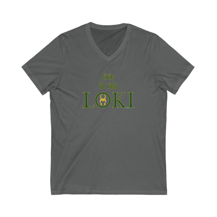 Livin La Vida Loki V-Neck Tee - Fandom-Made