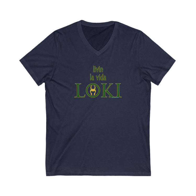 Livin La Vida Loki V-Neck Tee - Fandom-Made