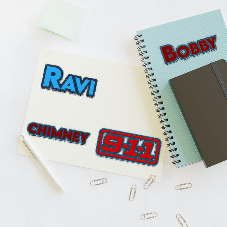 9-1-1 Names Set 2 Sticker Sheet - Fandom-Made