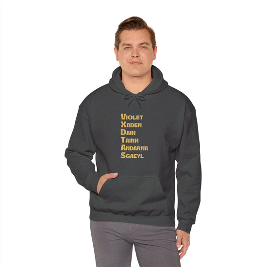 Fourth Wing Names Hoodie - Fandom-Made