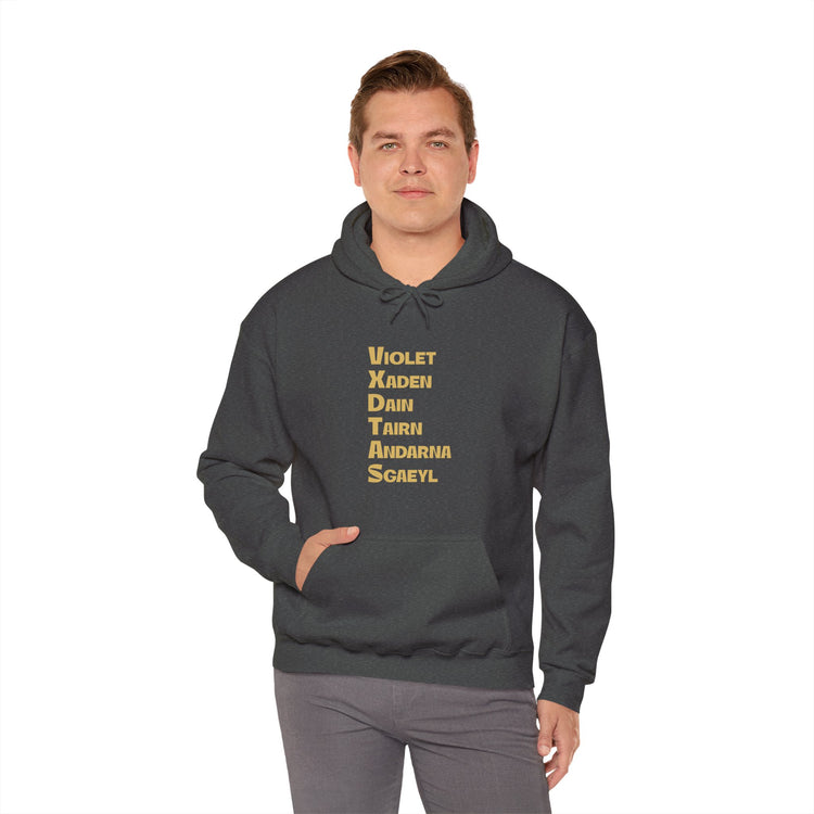 Fourth Wing Names Hoodie - Fandom-Made