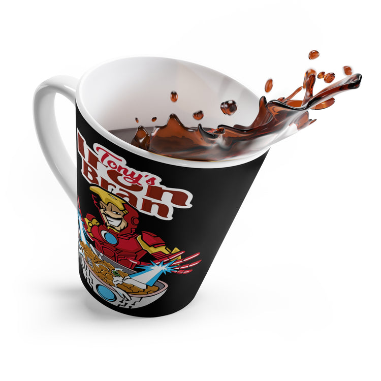 Tony's Iron Bran Latte Mug - Fandom-Made