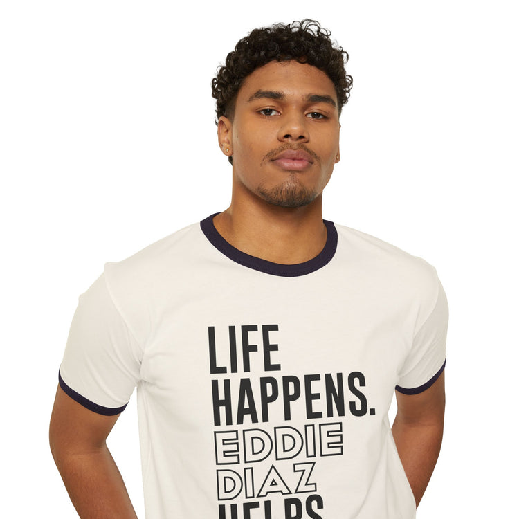 Life Happens Eddie Diaz Helps T-Shirt - Fandom-Made