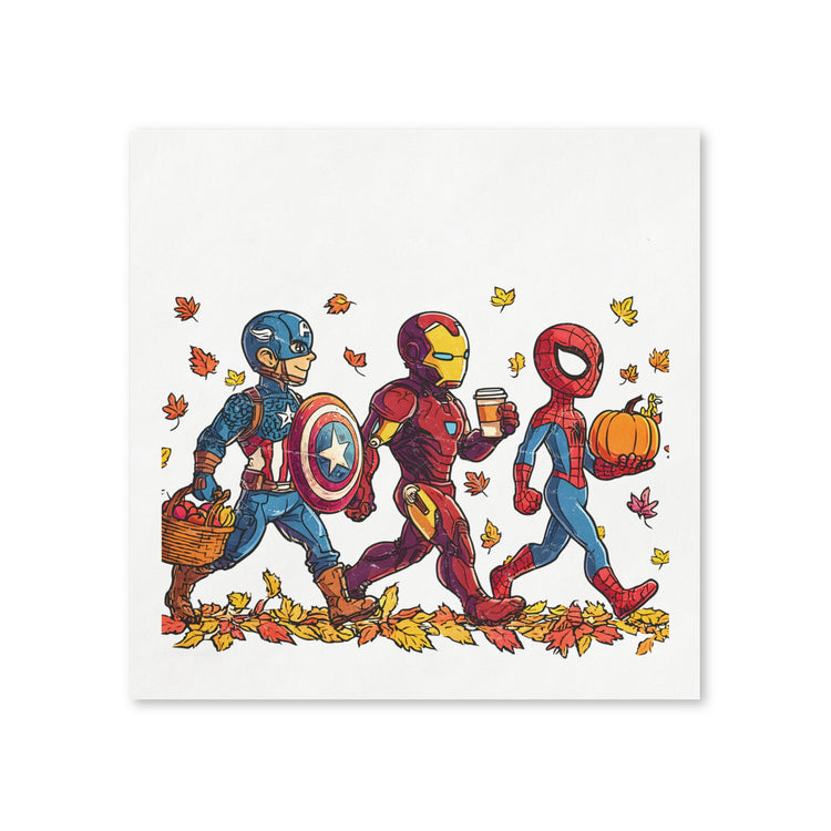 Falling For Superheroes Napkins