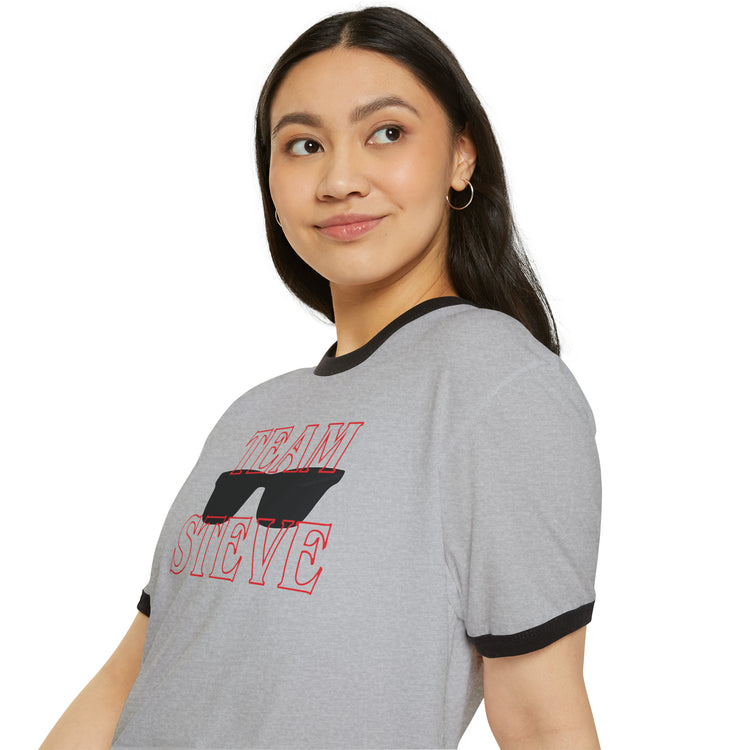 Team Steve Ringer T-Shirt - Fandom-Made