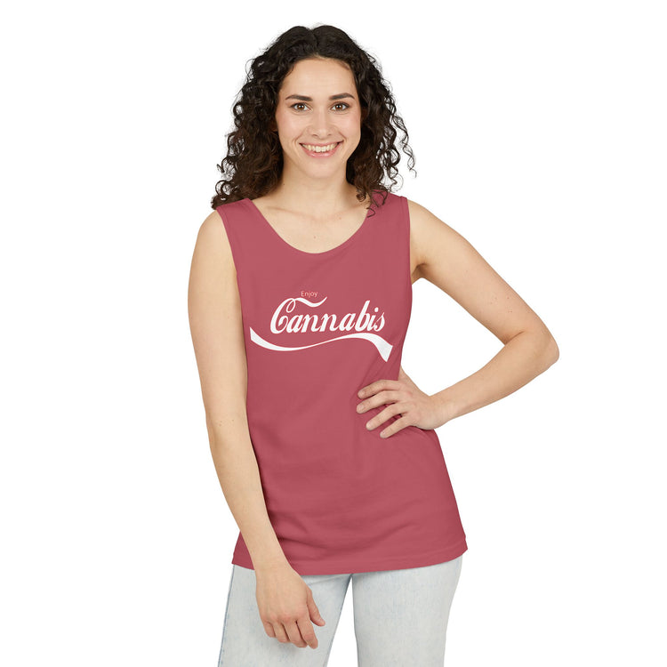 Enjoy Cannabis Tank Top - Fandom-Made