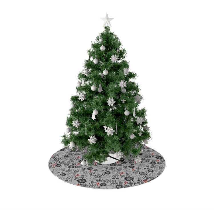 Supernatural Symbols Christmas Tree Skirt - Fandom-Made
