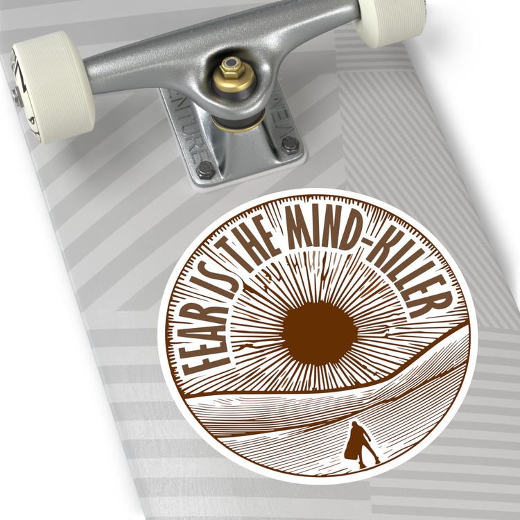 Fear Is The Mind-Killer Round Vinyl Stickers - Fandom-Made