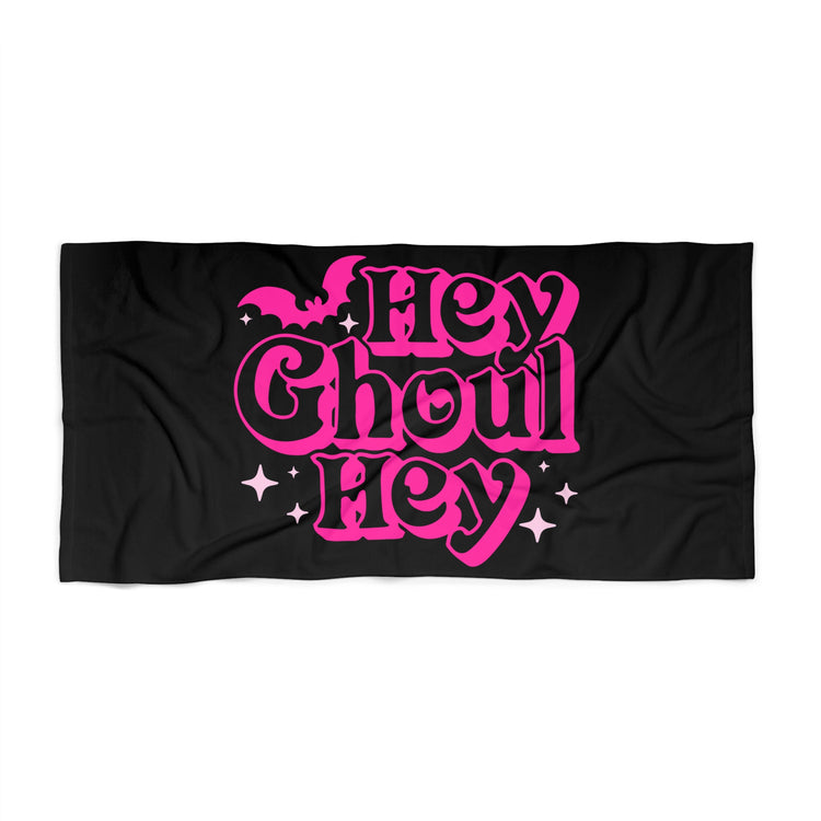 Hey Ghoul Hey Beach Towel - Fandom-Made