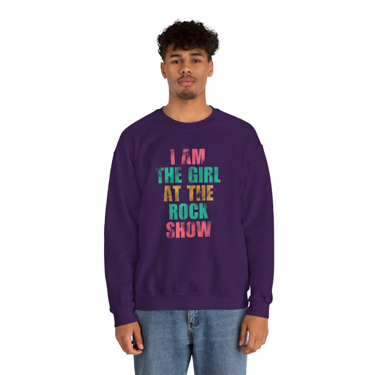 Girl At The Rock Show Sweatshirt - Fandom-Made