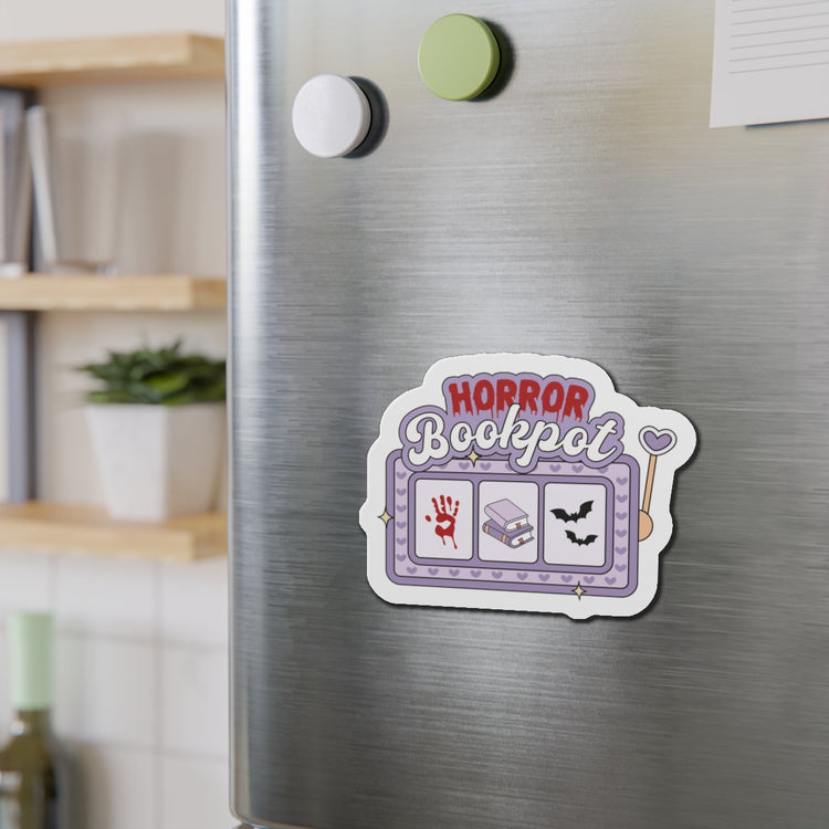 Horror Bookpot Die-Cut Magnet - Fandom-Made