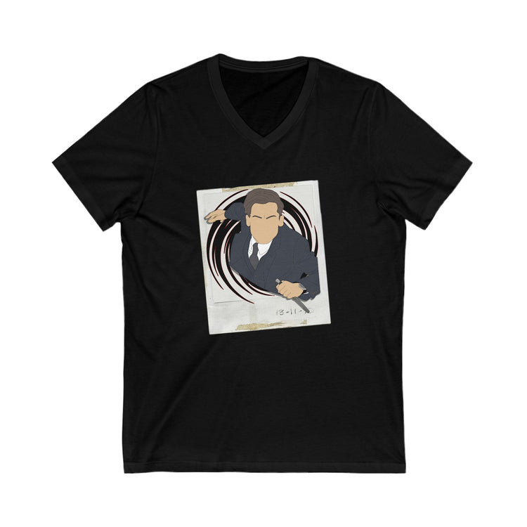 Number Five V-Neck Tee - Fandom-Made