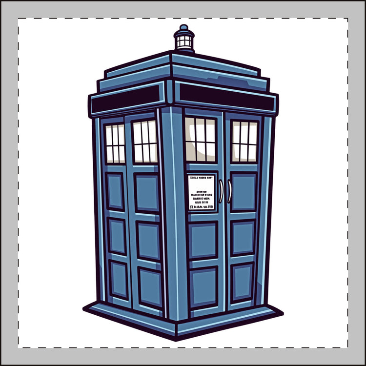 Tardis Mini Plush Keychain